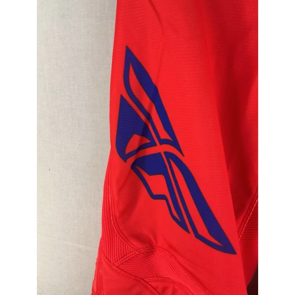 Fly Racing Kinetic Mesh Motocross Pants Men's 32 Red Blue MX Off-Road NWT